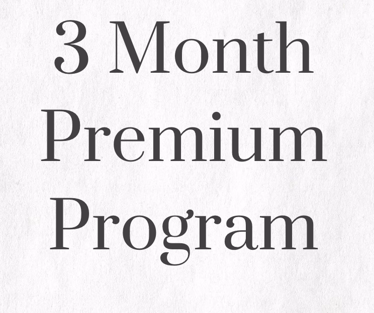 3 month premium program