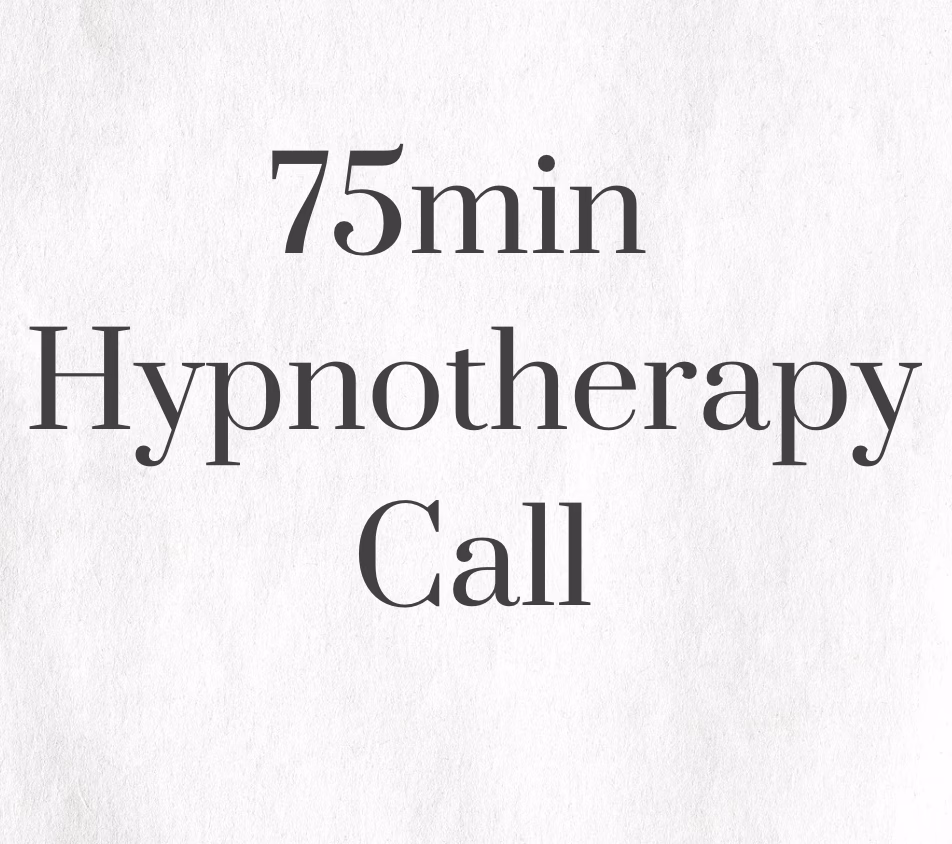 75min hypnotherapy call